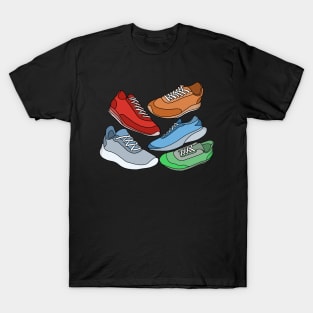 Colorful Cool Shoes T-Shirt